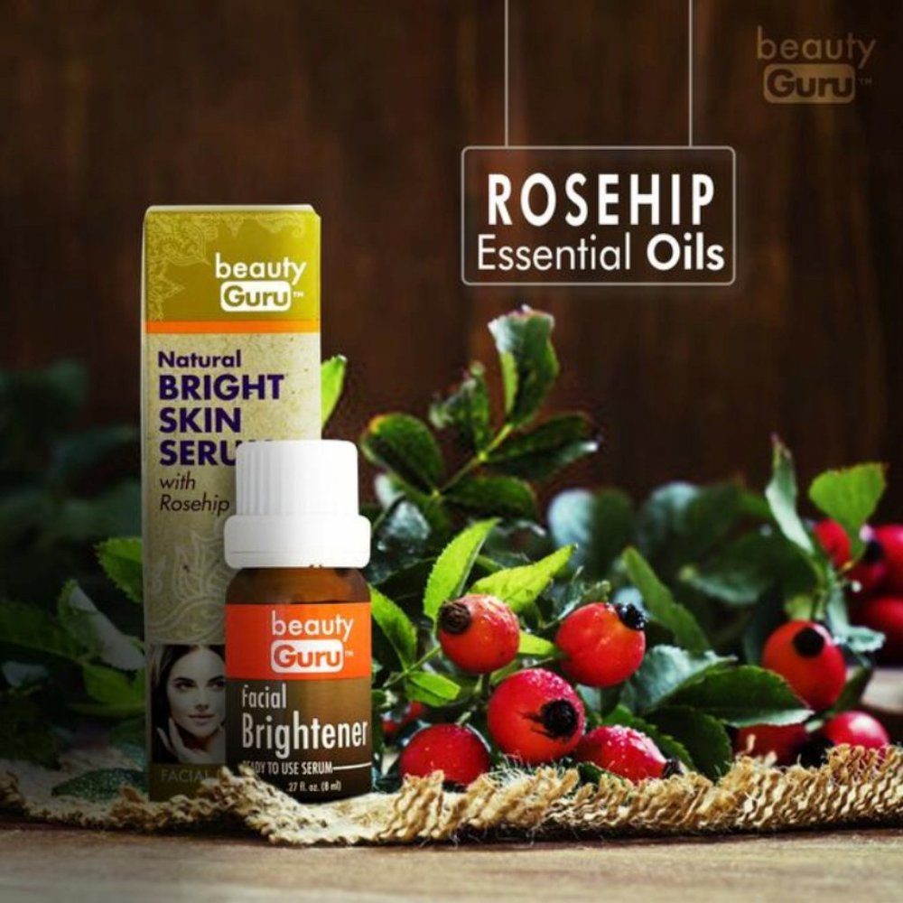 Beauty Guru Vitamin C All Natural Skin Brightening Serum W/Rose Hip Oil (8 ml) - Picture 5 of 6